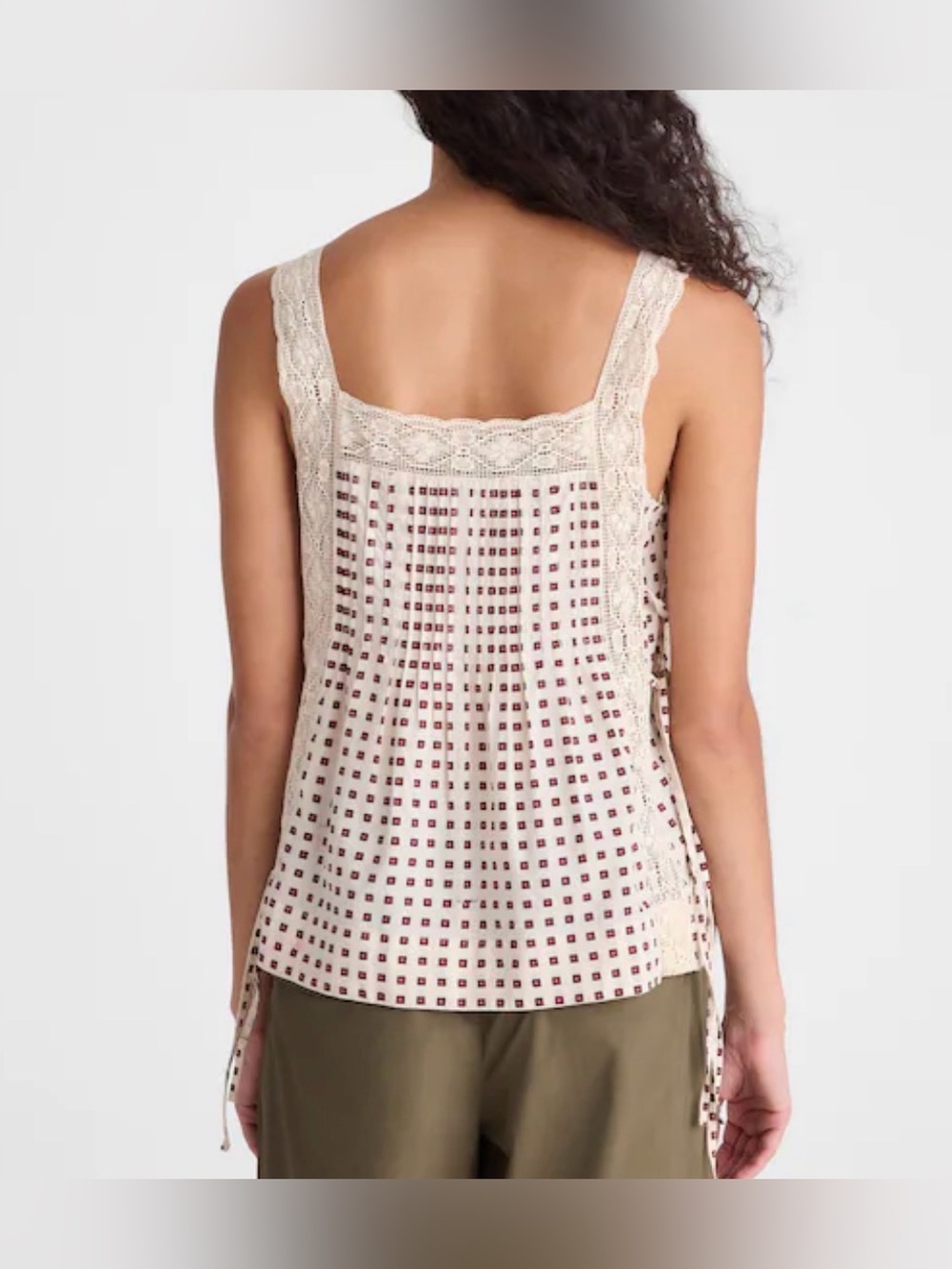 Madewell Women’s The Sophie Top.Cottagecore.Vintage Ivory. S. NWT. - Picture 3 of 16